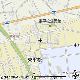 静岡県磐田市東平松127-1周辺の地図