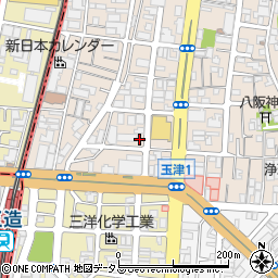東成道具市場周辺の地図