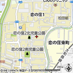 奈良県奈良市恋の窪2丁目4-5周辺の地図