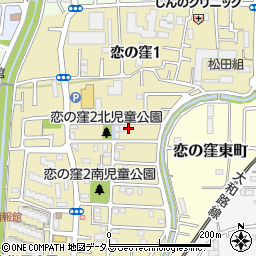 奈良県奈良市恋の窪2丁目4-4周辺の地図