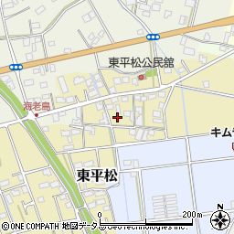静岡県磐田市東平松127-2周辺の地図