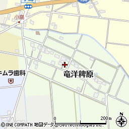 静岡県磐田市竜洋稗原110周辺の地図