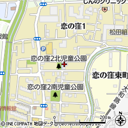 奈良県奈良市恋の窪2丁目4-1周辺の地図