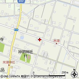 静岡県浜松市中央区米津町1678周辺の地図