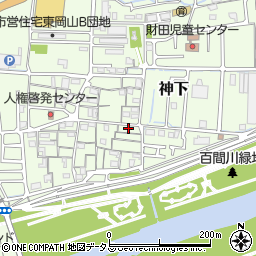 岡山県岡山市中区神下377周辺の地図