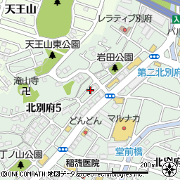 兵庫県神戸市西区北別府5丁目25-9周辺の地図