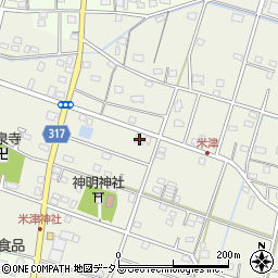 静岡県浜松市中央区米津町1674周辺の地図