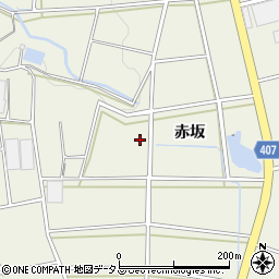愛知県豊橋市伊古部町赤坂周辺の地図