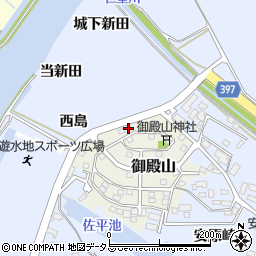 愛知県田原市御殿山23周辺の地図