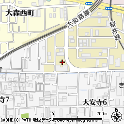 ベストライフ奈良周辺の地図