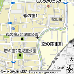 奈良県奈良市恋の窪2丁目4-12周辺の地図