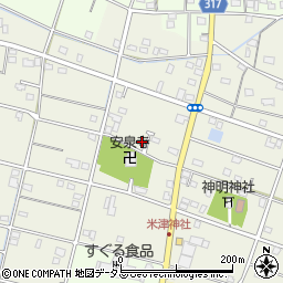 静岡県浜松市中央区米津町1952周辺の地図