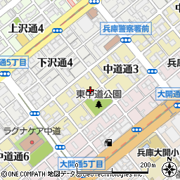 ＮＰＣ２４Ｈ神戸中道通パーキング周辺の地図