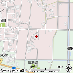 静岡県磐田市川袋1266-3周辺の地図