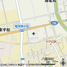 静岡県磐田市海老島718-1周辺の地図