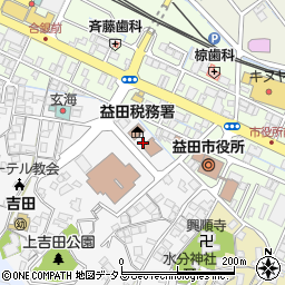 島根県益田市元町12周辺の地図