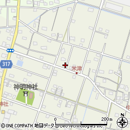 静岡県浜松市中央区米津町1712周辺の地図
