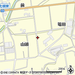 愛知県豊橋市東七根町周辺の地図