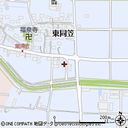 静岡県袋井市東同笠781周辺の地図