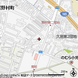 三重県津市久居野村町329-15周辺の地図