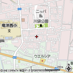 静岡県磐田市川袋1440-9周辺の地図