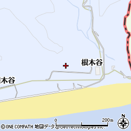 愛知県豊橋市東細谷町根木谷周辺の地図