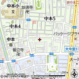 東條運送株式会社東成営業所周辺の地図