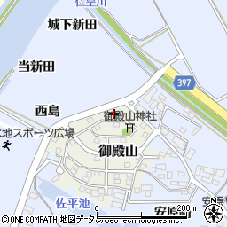 愛知県田原市御殿山26周辺の地図
