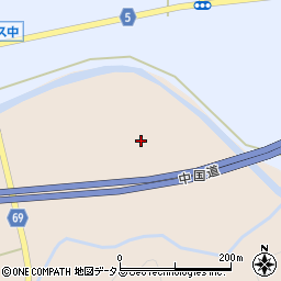広島県山県郡北広島町丁保余原1365周辺の地図