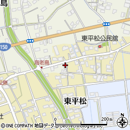 静岡県磐田市海老島436周辺の地図