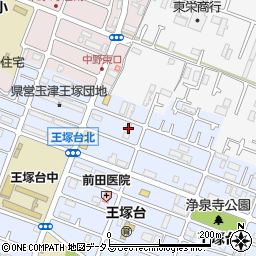 兵庫県神戸市西区王塚台5丁目13周辺の地図