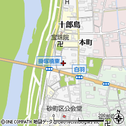 静岡県磐田市本町1043-2周辺の地図