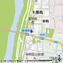 静岡県磐田市本町1045-1周辺の地図