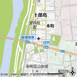 静岡県磐田市本町1043-3周辺の地図