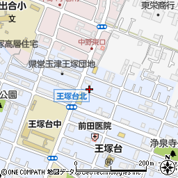 兵庫県神戸市西区王塚台5丁目10周辺の地図