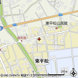 静岡県磐田市東平松69周辺の地図