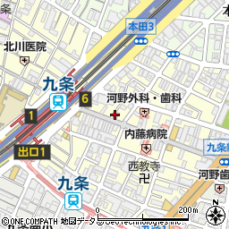 名代 宇奈とと 九条店周辺の地図