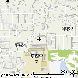 奈良県奈良市平松4丁目2周辺の地図