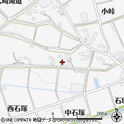 愛知県豊橋市西七根町中石塚周辺の地図