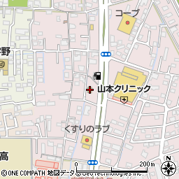 丸亀製麺岡山東川原店周辺の地図