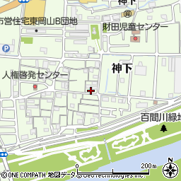 岡山県岡山市中区神下359周辺の地図