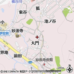 兵庫県神戸市須磨区妙法寺大門812周辺の地図