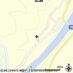 奈良県山辺郡山添村広瀬64周辺の地図
