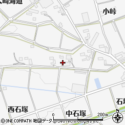 愛知県豊橋市西七根町（中石塚）周辺の地図