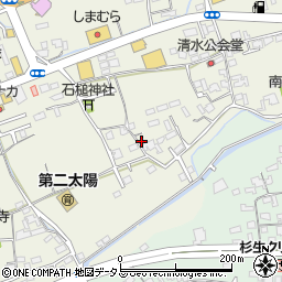 岡山県総社市井手694周辺の地図