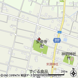 静岡県浜松市中央区米津町1958周辺の地図