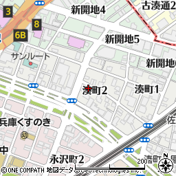 ＧＳパーク神戸湊町駐車場周辺の地図