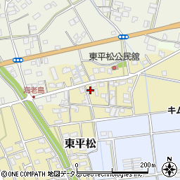 静岡県磐田市東平松124周辺の地図