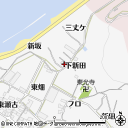 愛知県田原市仁崎町三丈ケ周辺の地図
