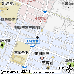 兵庫県神戸市西区王塚台5丁目8周辺の地図